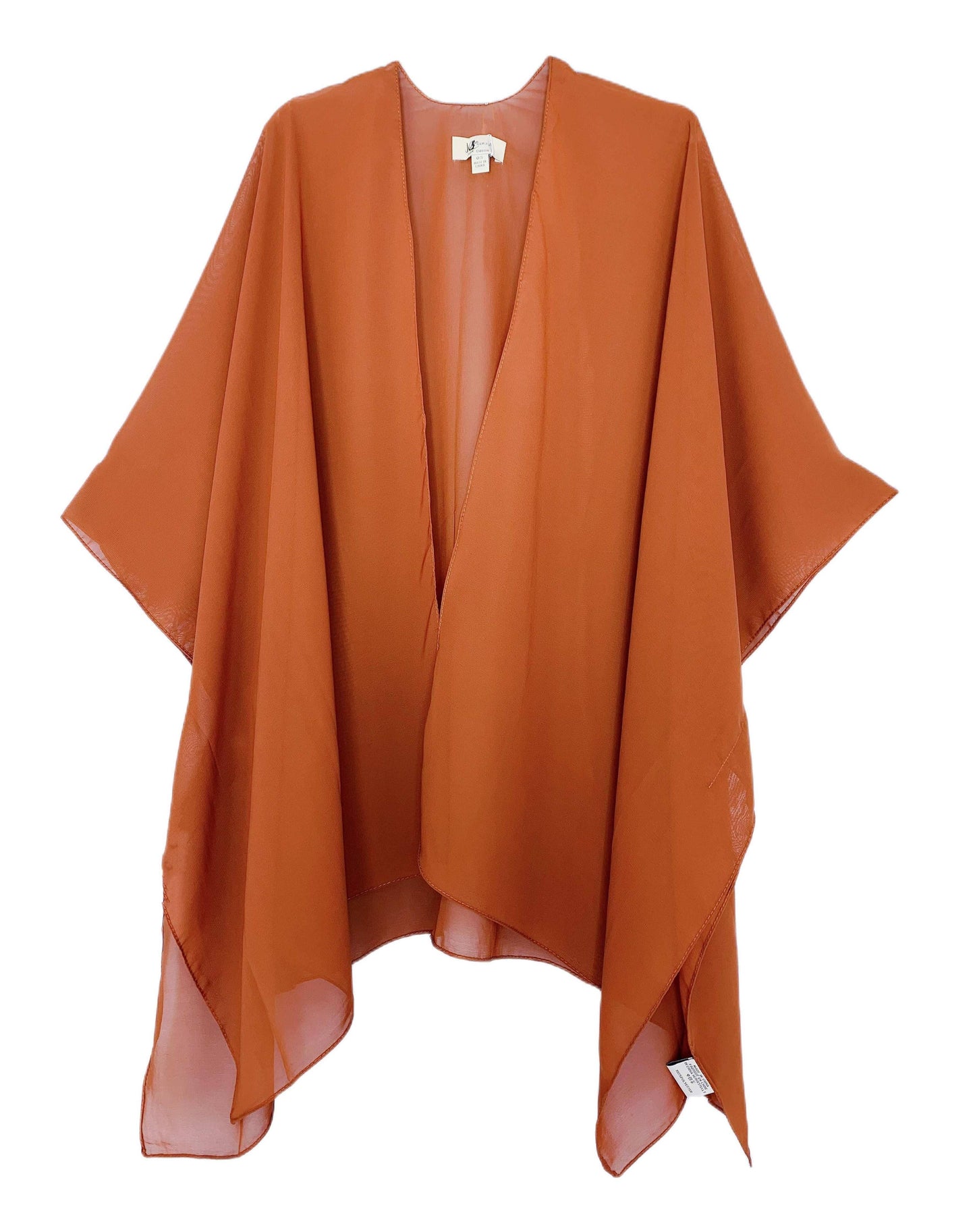 24 Colors--JC071034 Solid Color Lightweight Cover-Up/Kimono
