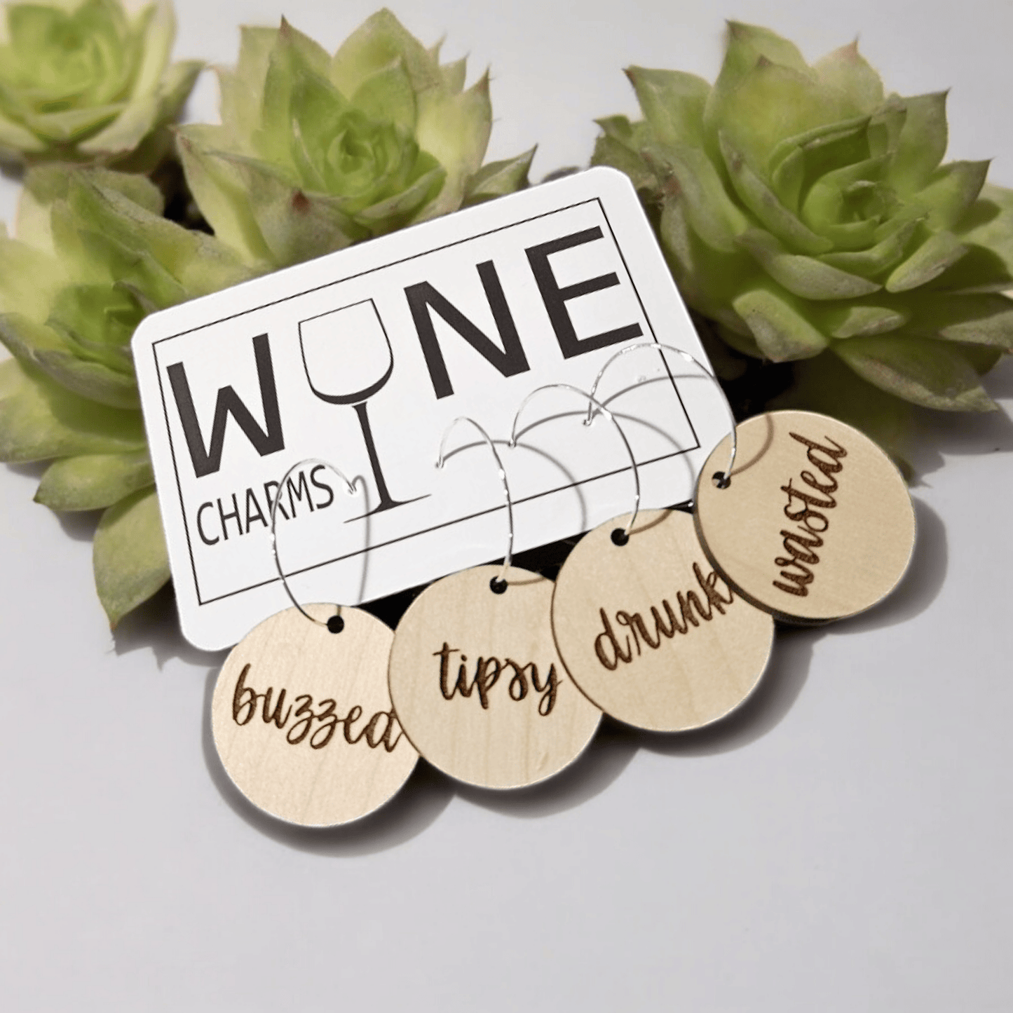 Buzzed Wine Charms