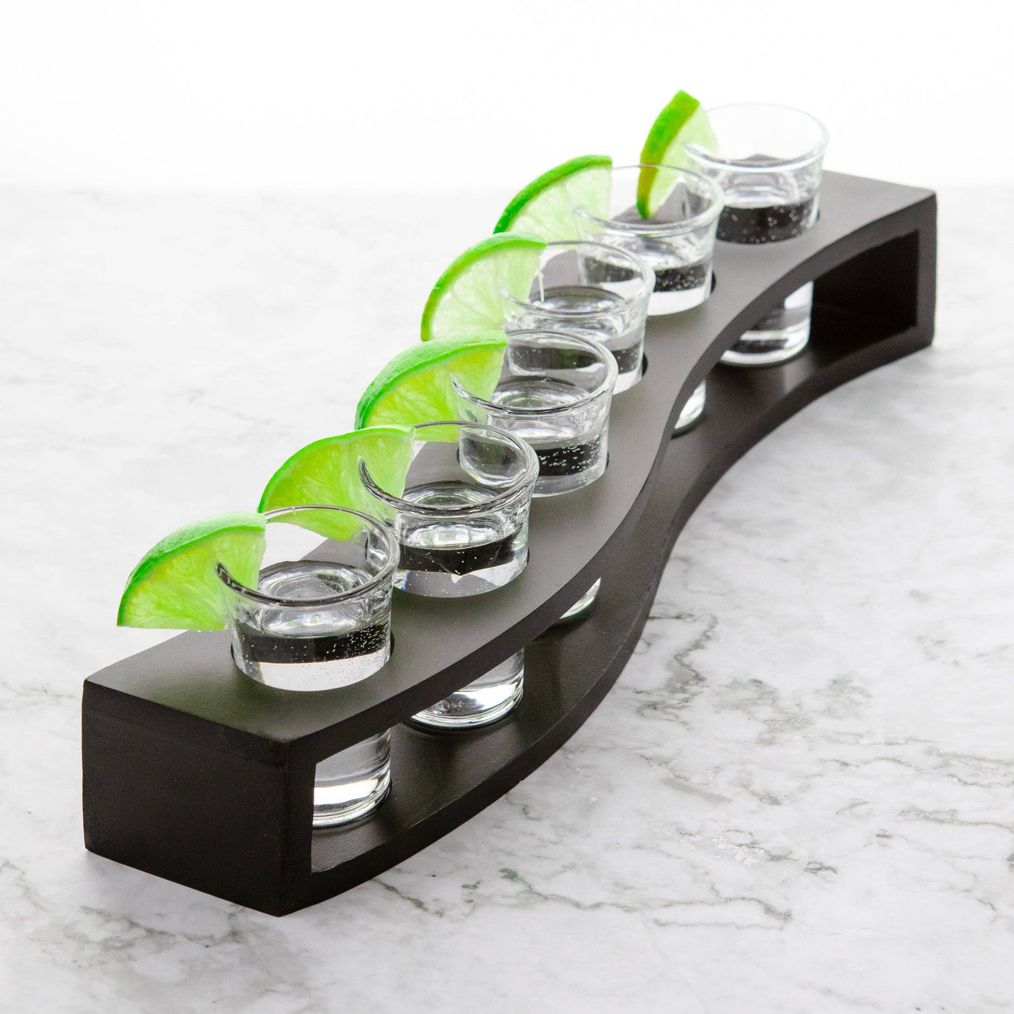 Shot Glasses with Wood Layered Base - 1oz - (1pc)