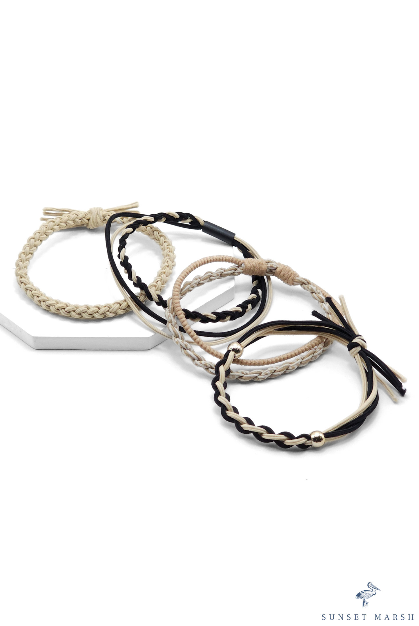 Weave & Wonder - Bracelet/Hair Tie Set