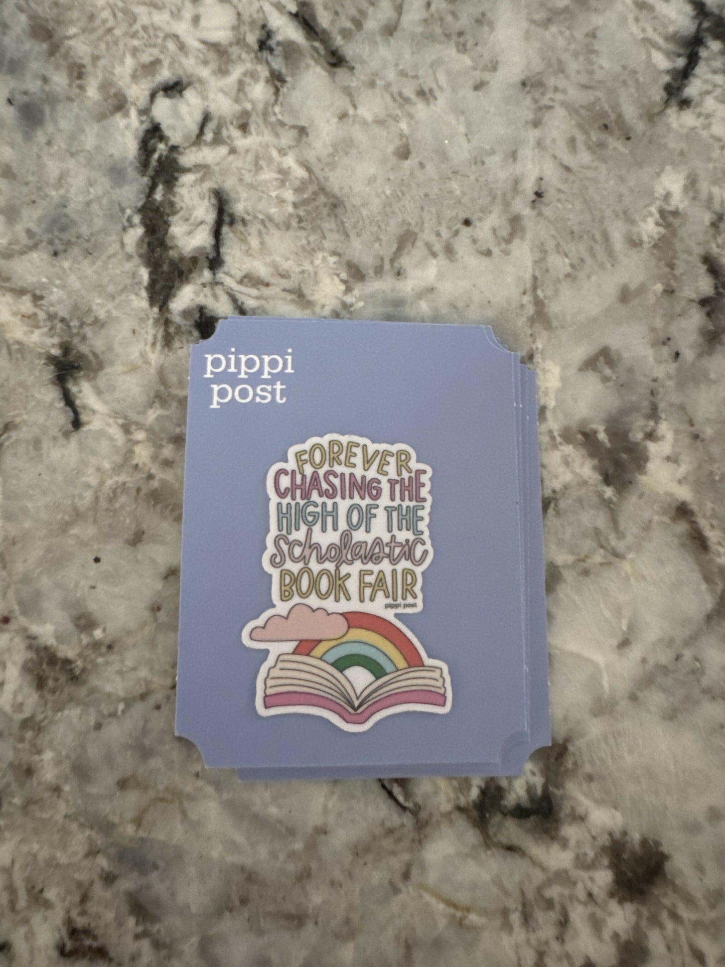 Bookish Scholastic Book Fair Decal Sticker