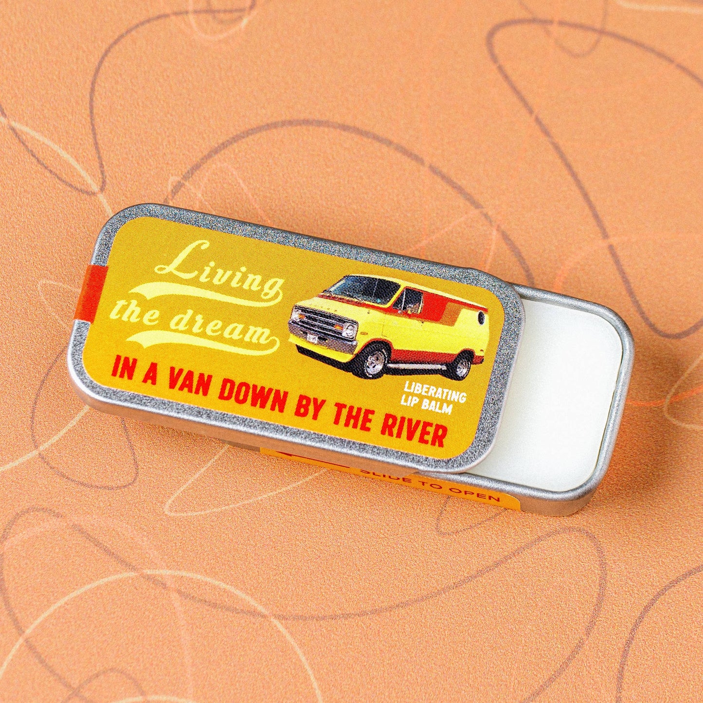 Living the Dream Lip Balm | Funny Old School Tin