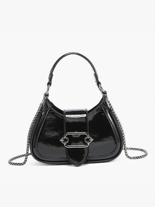 EH2563 Malia Buckle Crossbody/Satchel w/ Chain Strap