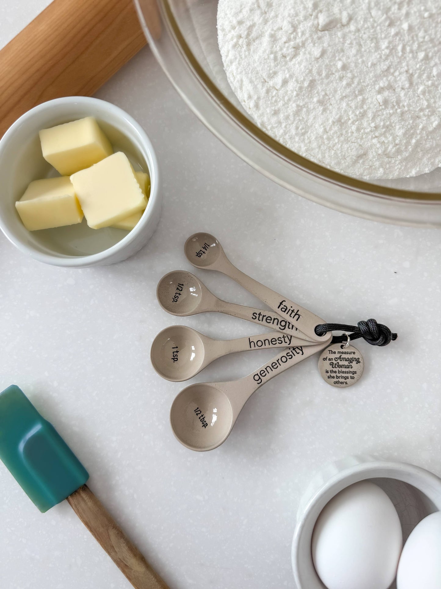 Recipe for an Amazing Woman Measuring Spoons