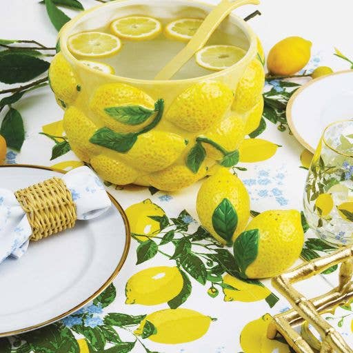 Lemon Punch Bowl & Ladle