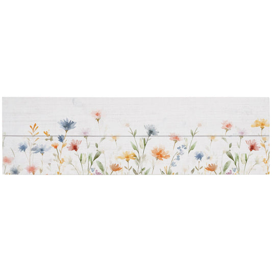 Watercolor Wildflowers - Vintage Pallet Boards