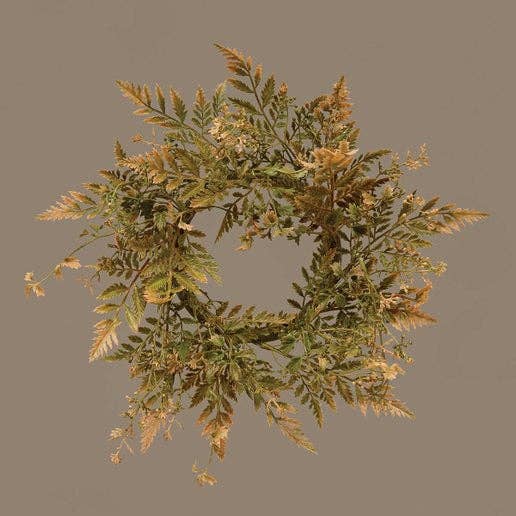 Fall Fern Candle Ring