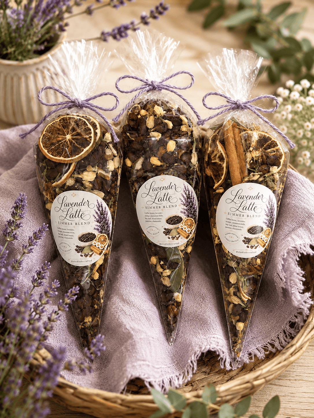Lavender Latte Simmer Blend, Coffee House Scent, cozy fall,