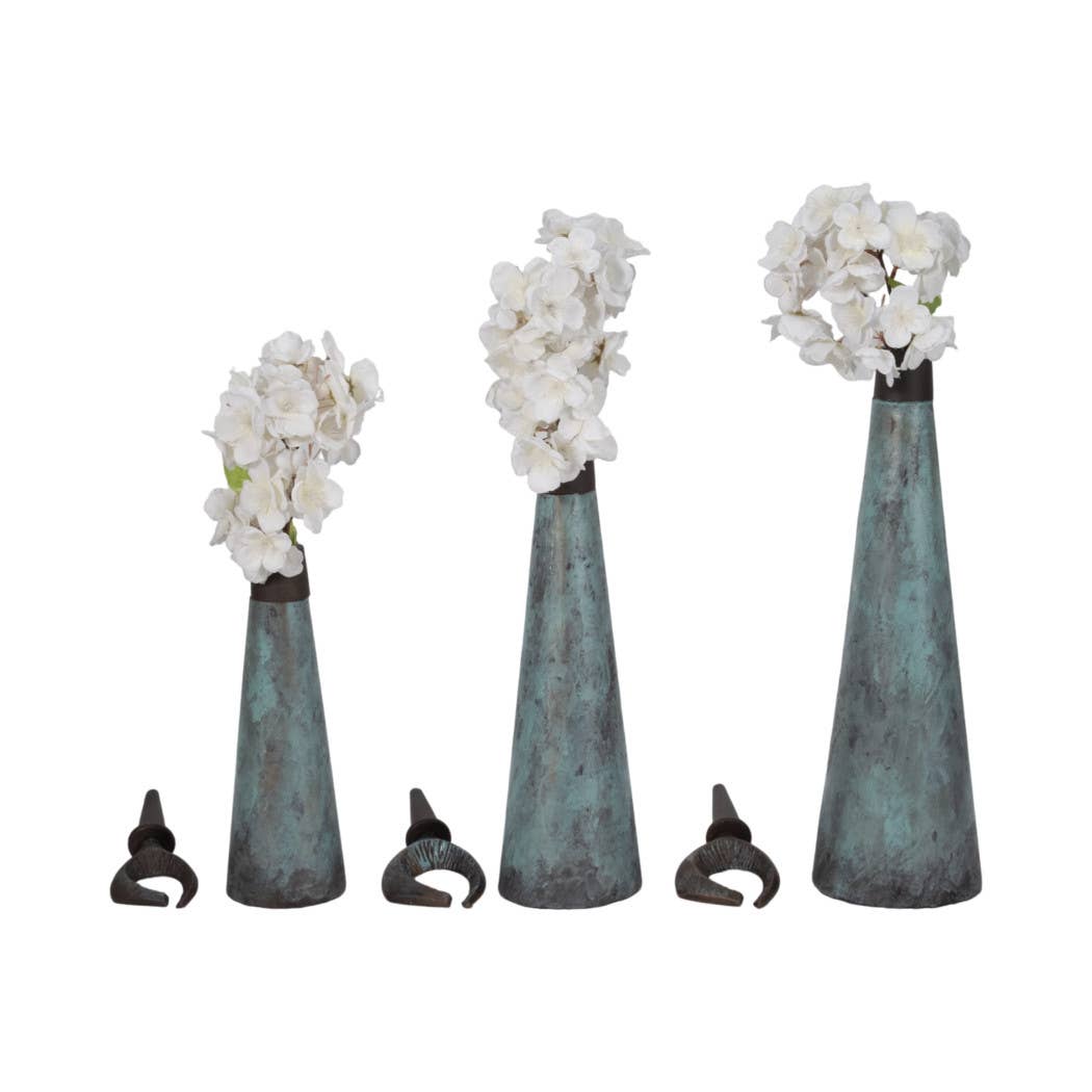 Set of 3 Sculptures , 16/20/23 in.