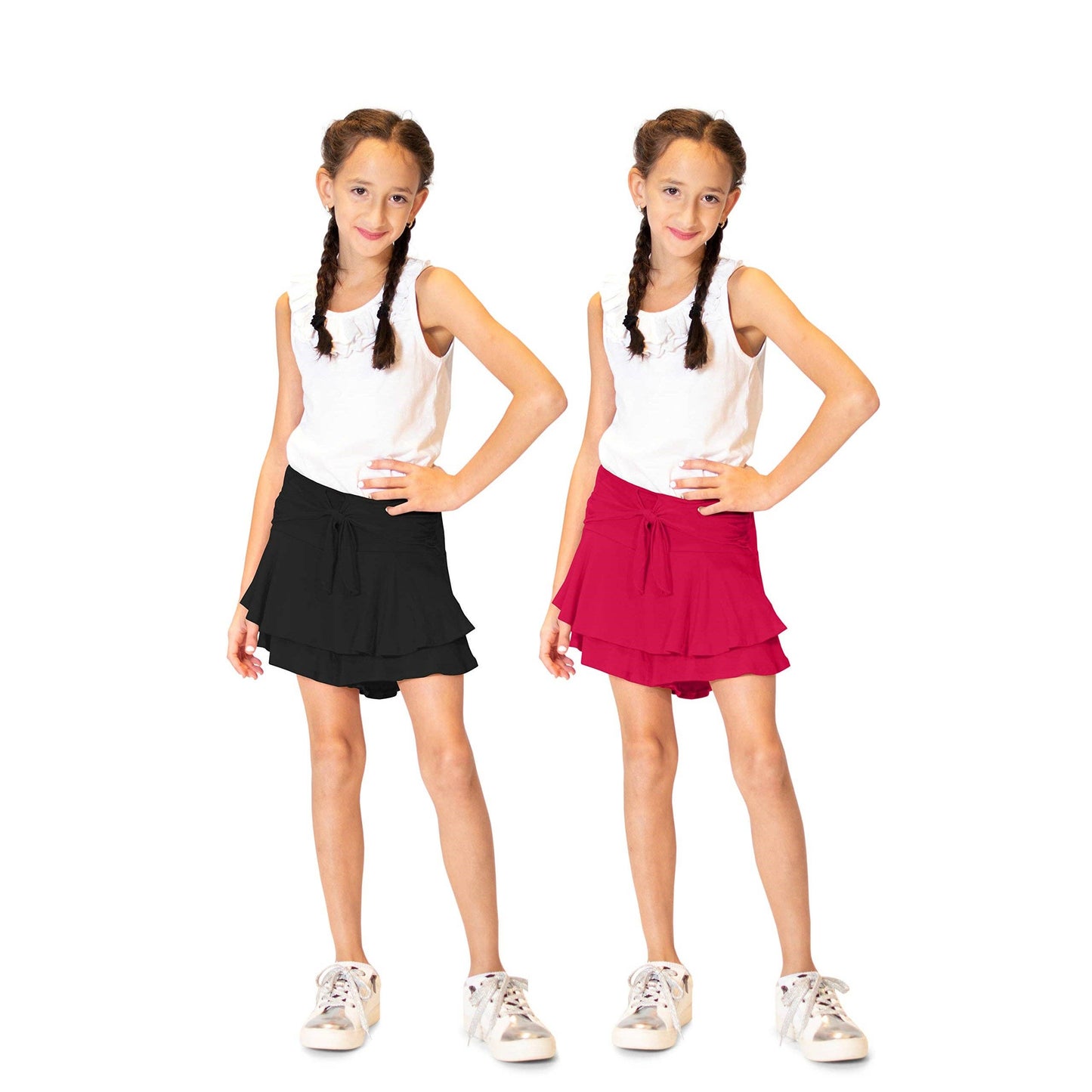 Tie Front Skort