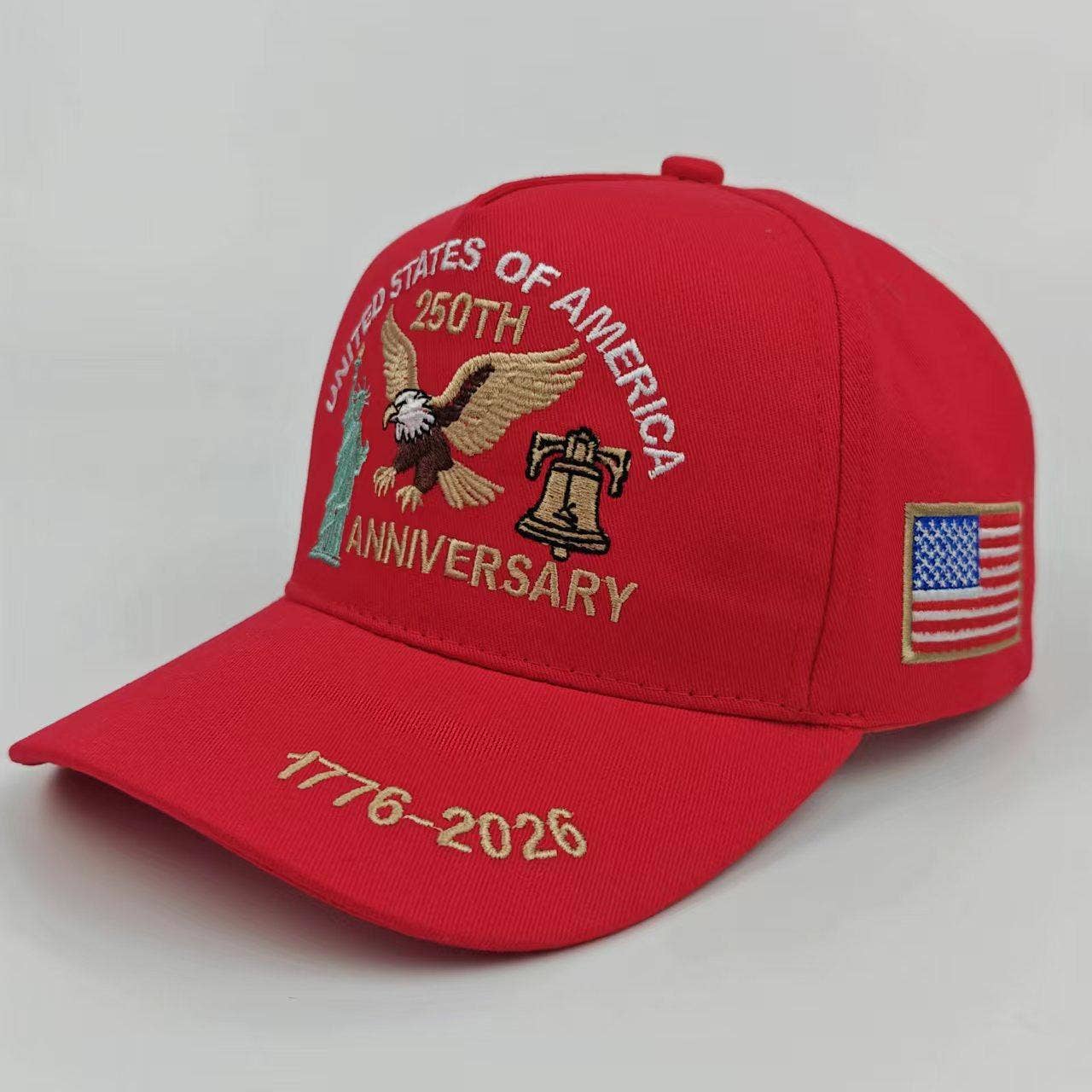 250th Anniversary Liberty Eagle Embroidered Baseball Cap