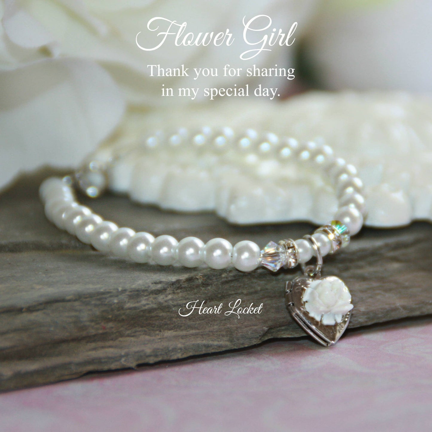 Flower Girl Wedding Bracelet Toddler Size