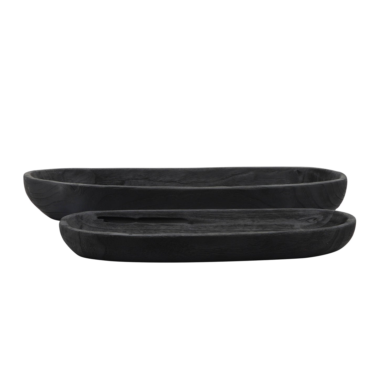 Black 18. Wood Oval
