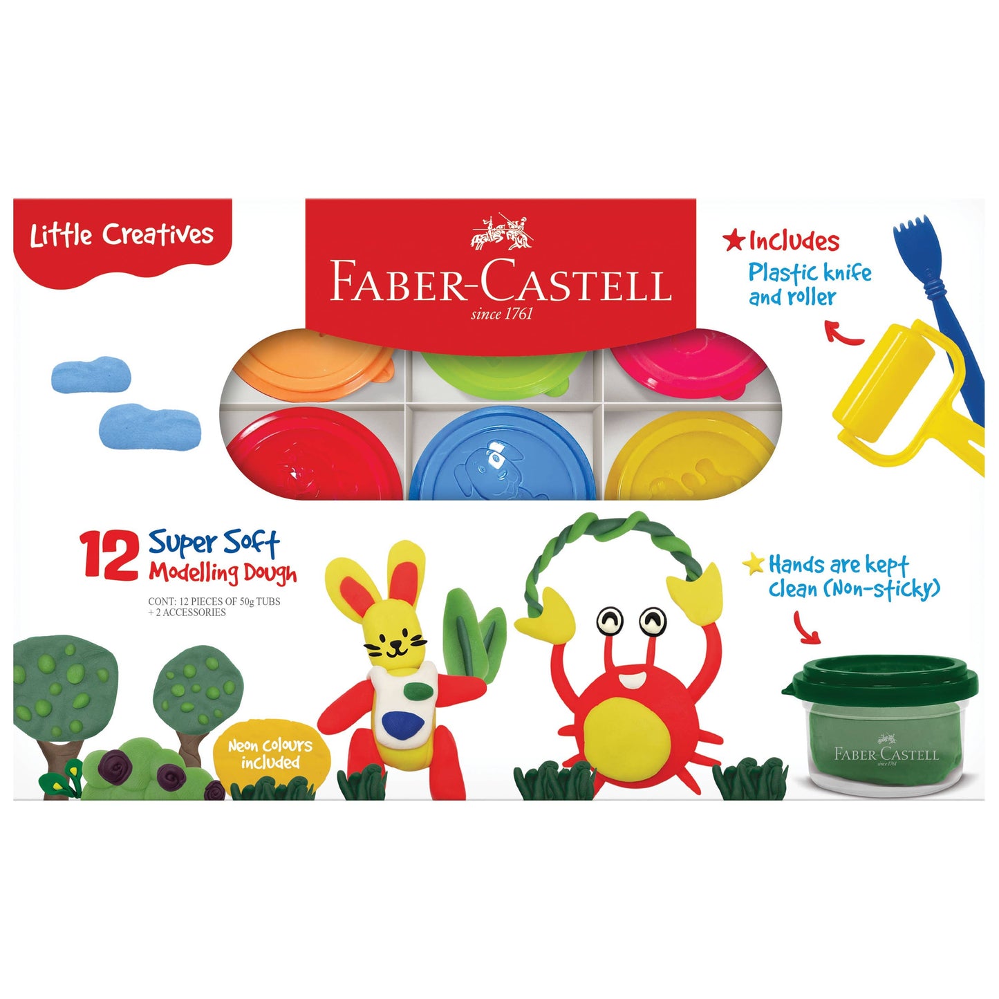 Little Creatives SuperSoft Modeling Dough Set of 12