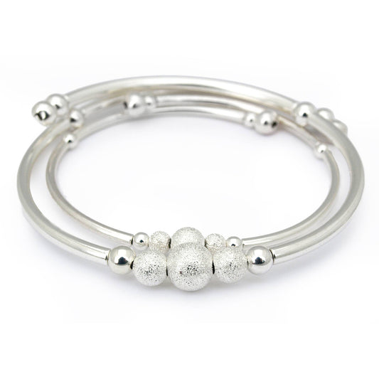 Silver Mother Daughter Set
