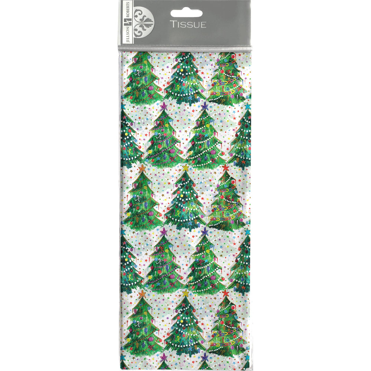 Tissue - Printed Christmas Trees