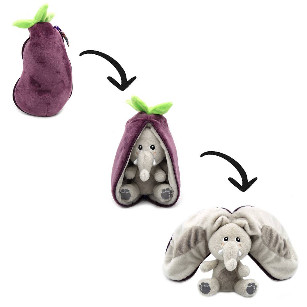 Velvet the Elephant/Eggplant - Flipetz