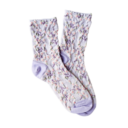 Lavendar Bloom Socks