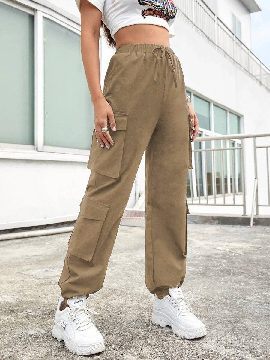 High Street Hip Hop Women Pants
