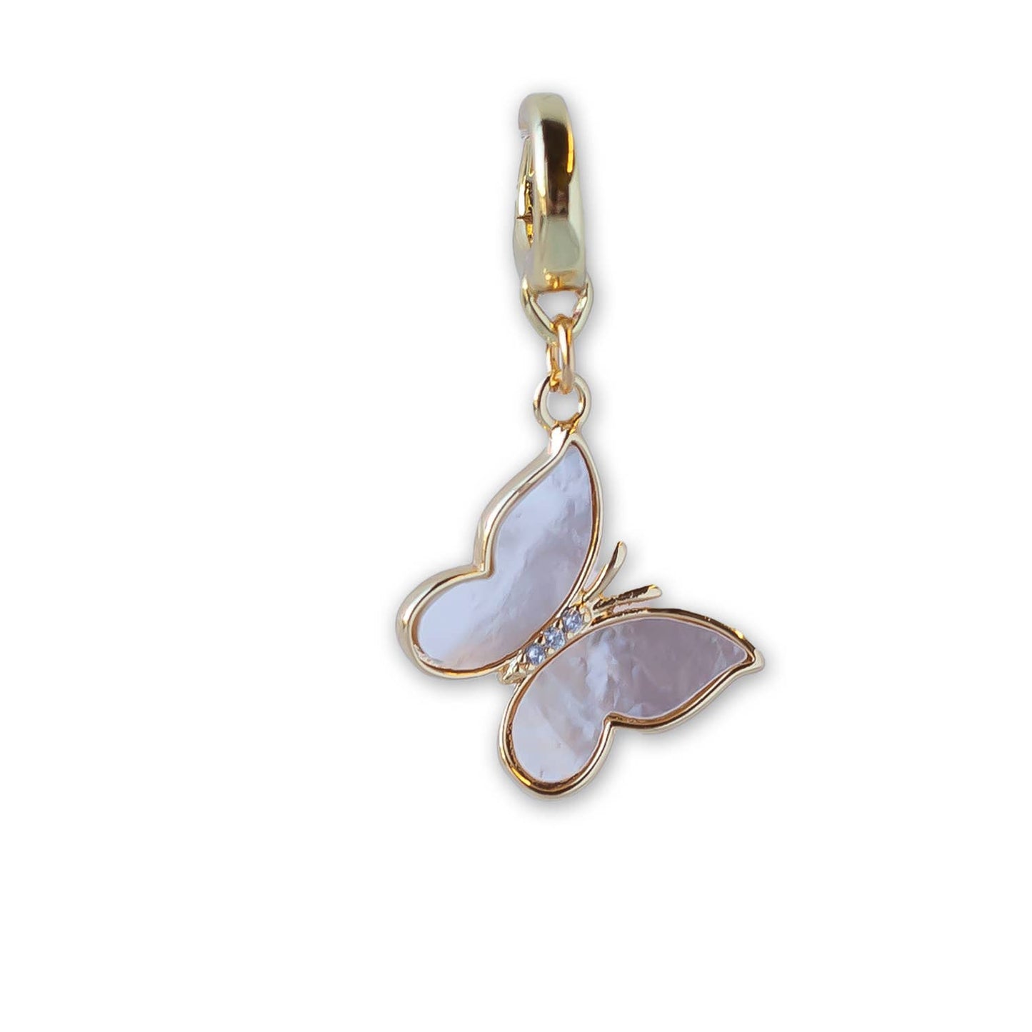 Butterfly Charm-Mother of Pearl | Bag Charm | Shoe Charm