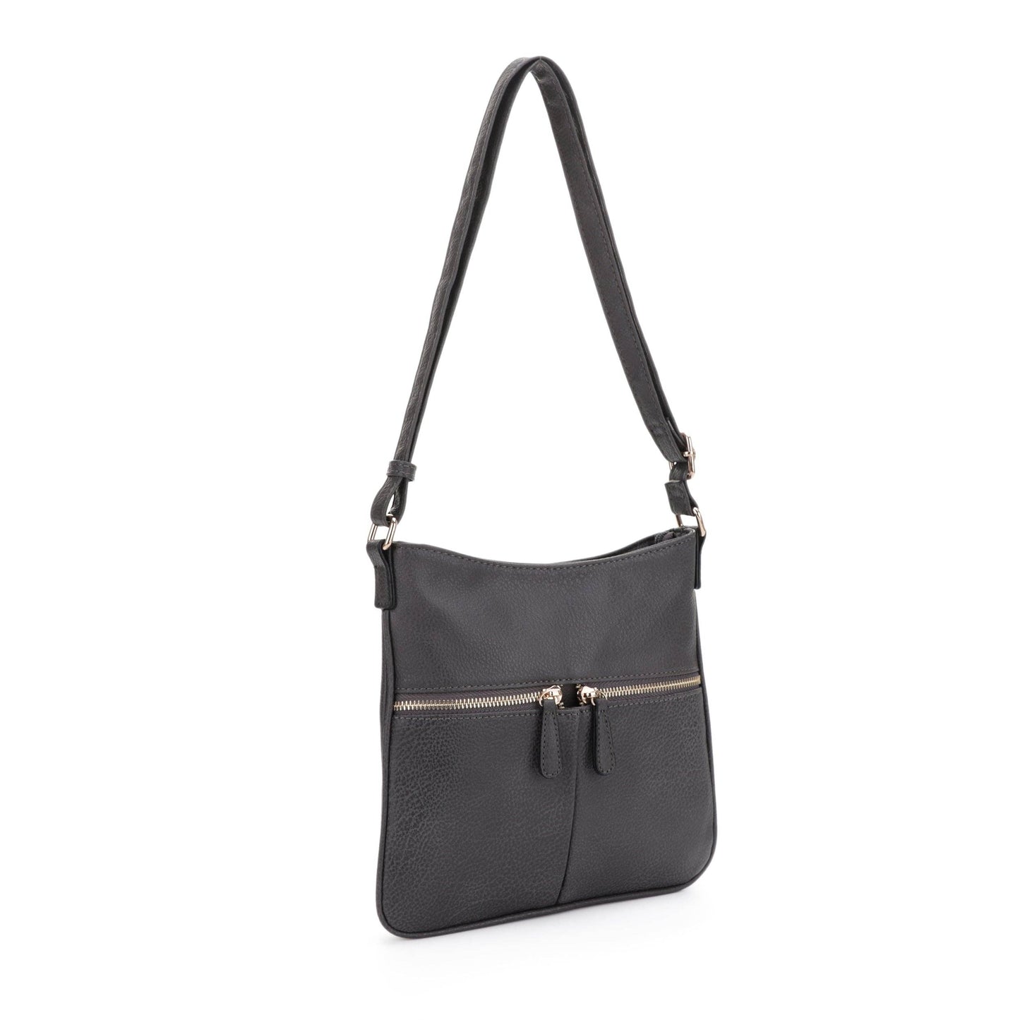 FC19547 Double Front Pocket Crossbody Bag