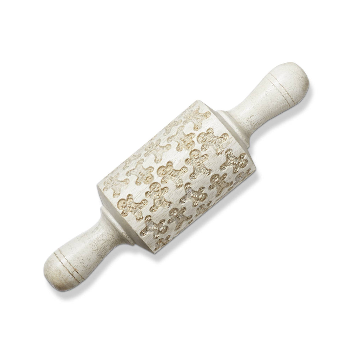 Gingerbread Man Kids Embossed Rolling Pin Multi Christmas
