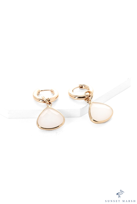 Sweet Reverie - White Earrings