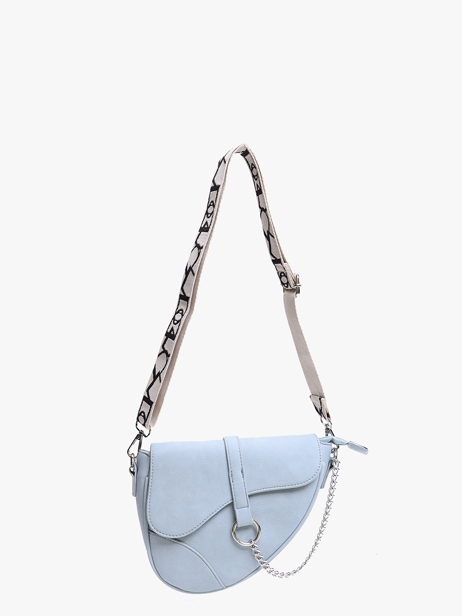PP2027 Bree Asymmetrical Crossbody w/ Chain and Guitar Strap