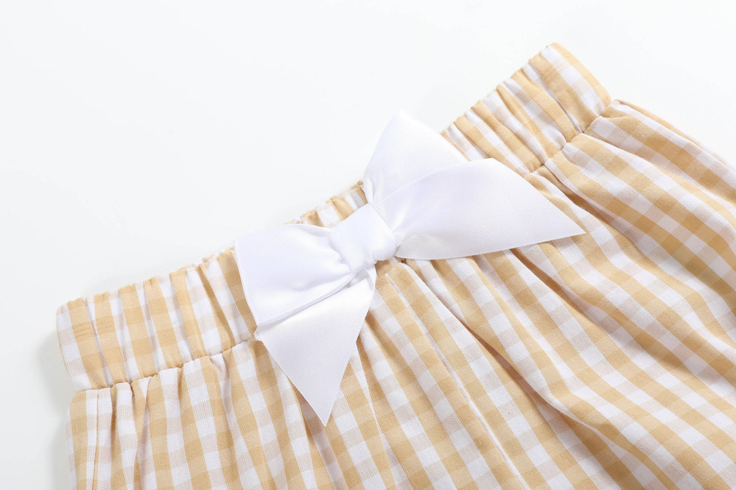 Light Brown Gingham Pumpkin Dress