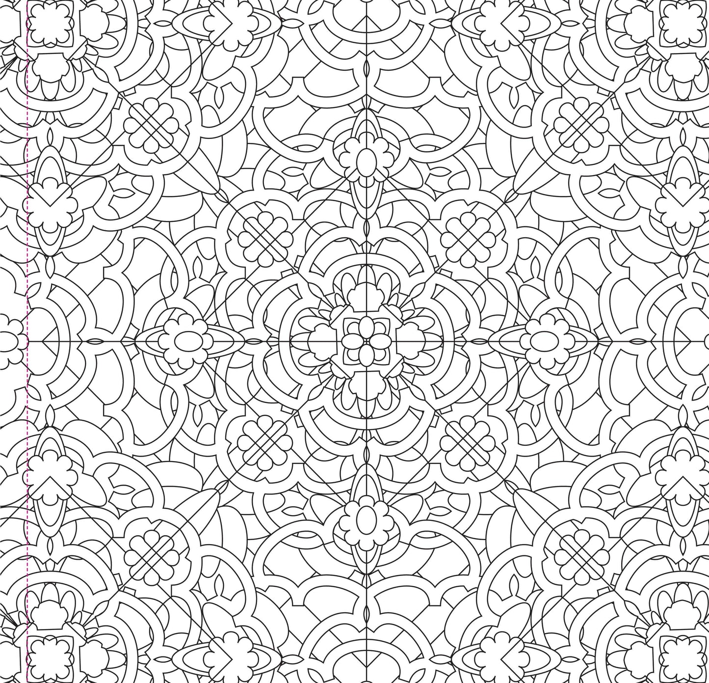 Kaleidoscope Designs Artist's Coloring Book