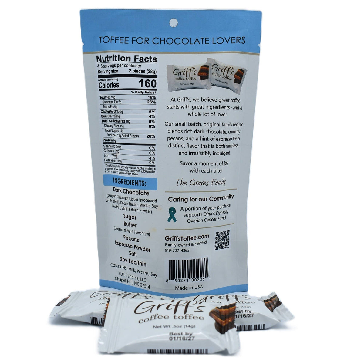 Griff's Coffee Toffee - 4.5 oz