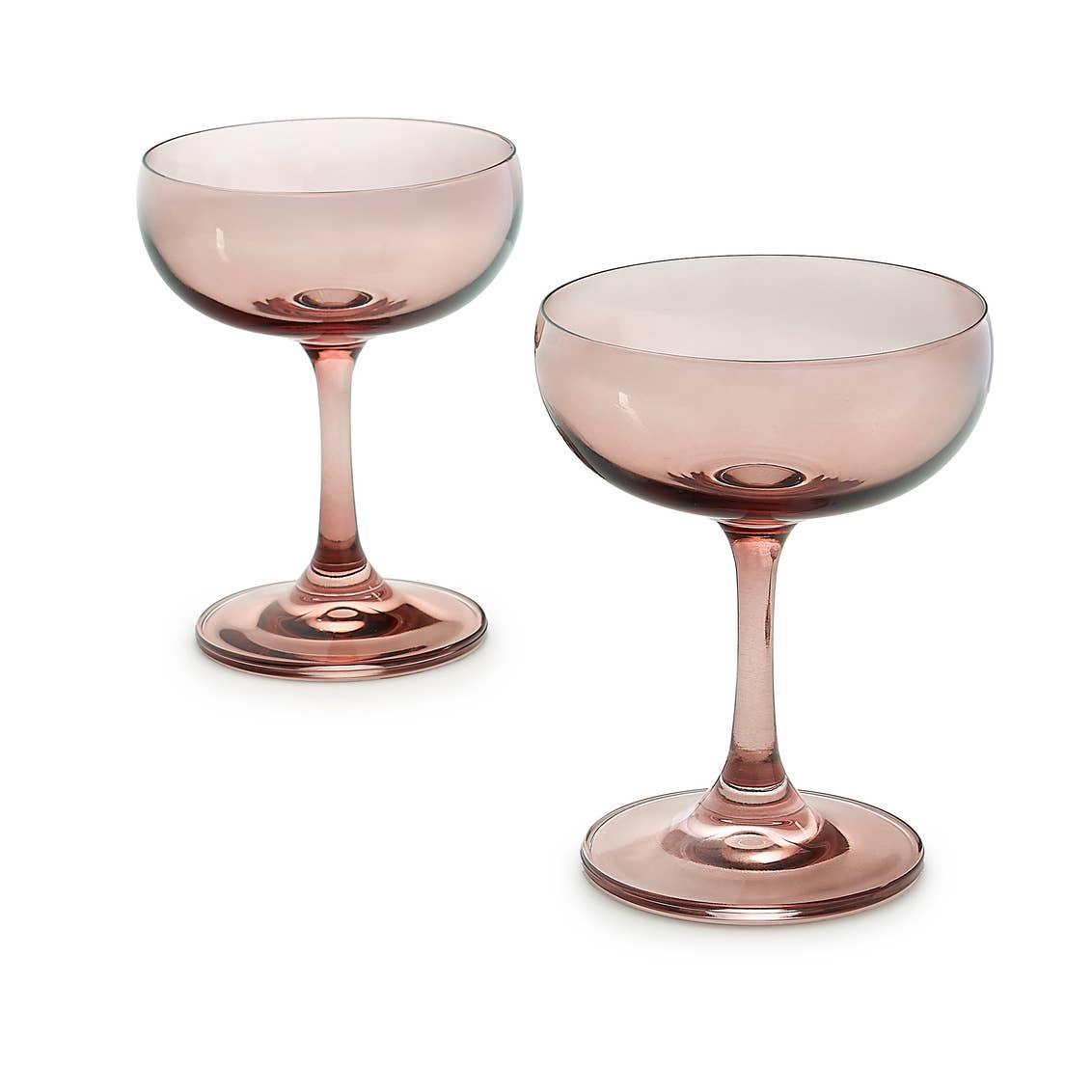 Crystal Veneto Coupes - Rosewood