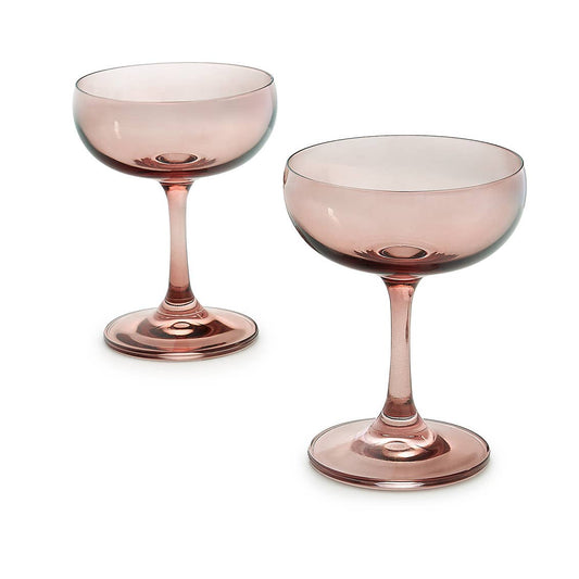 Crystal Veneto Coupes - Rosewood