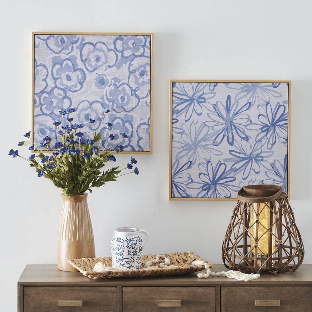 Blue Pansy Canvas Print