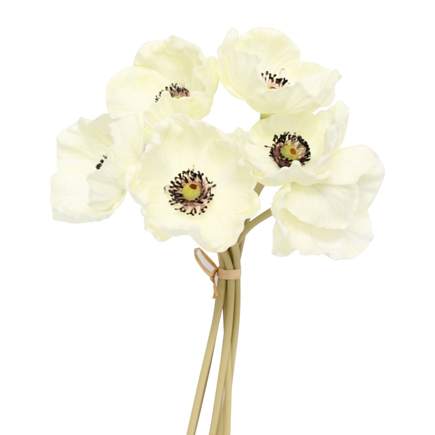 10"-11" Real Touch Poppy-6 stems per bundle