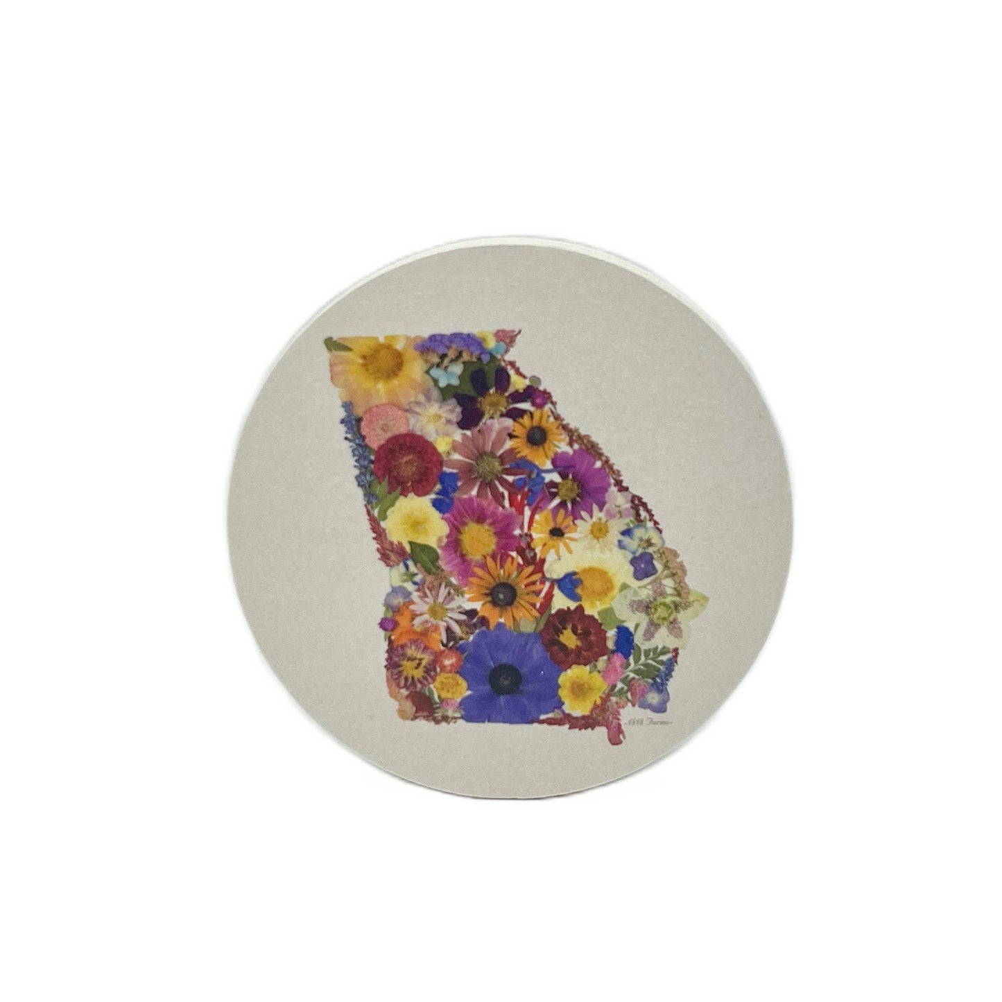 "Where I Bloom" State Coasters- Set of 6