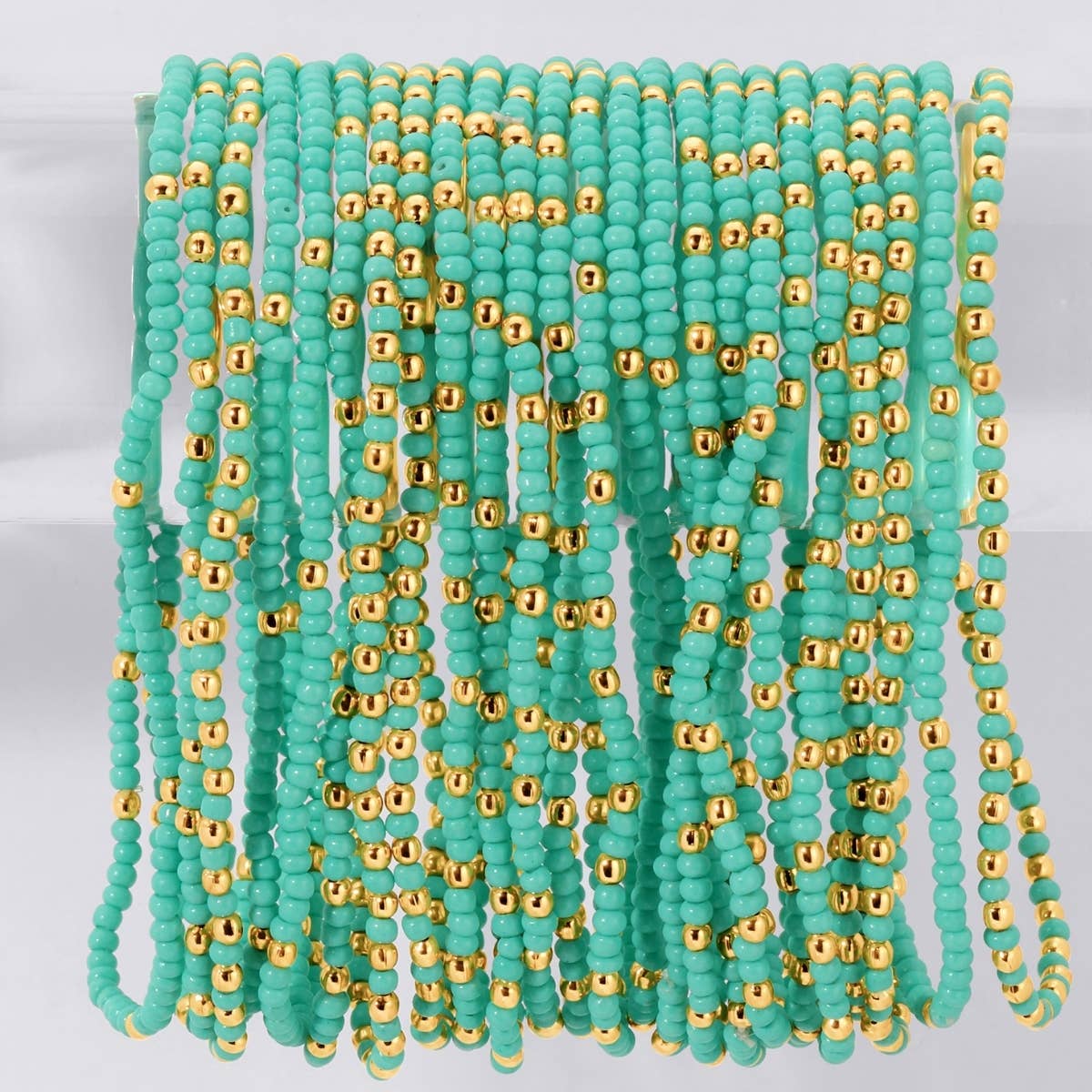 Solid Color 2mm Seed Bead Bracelets