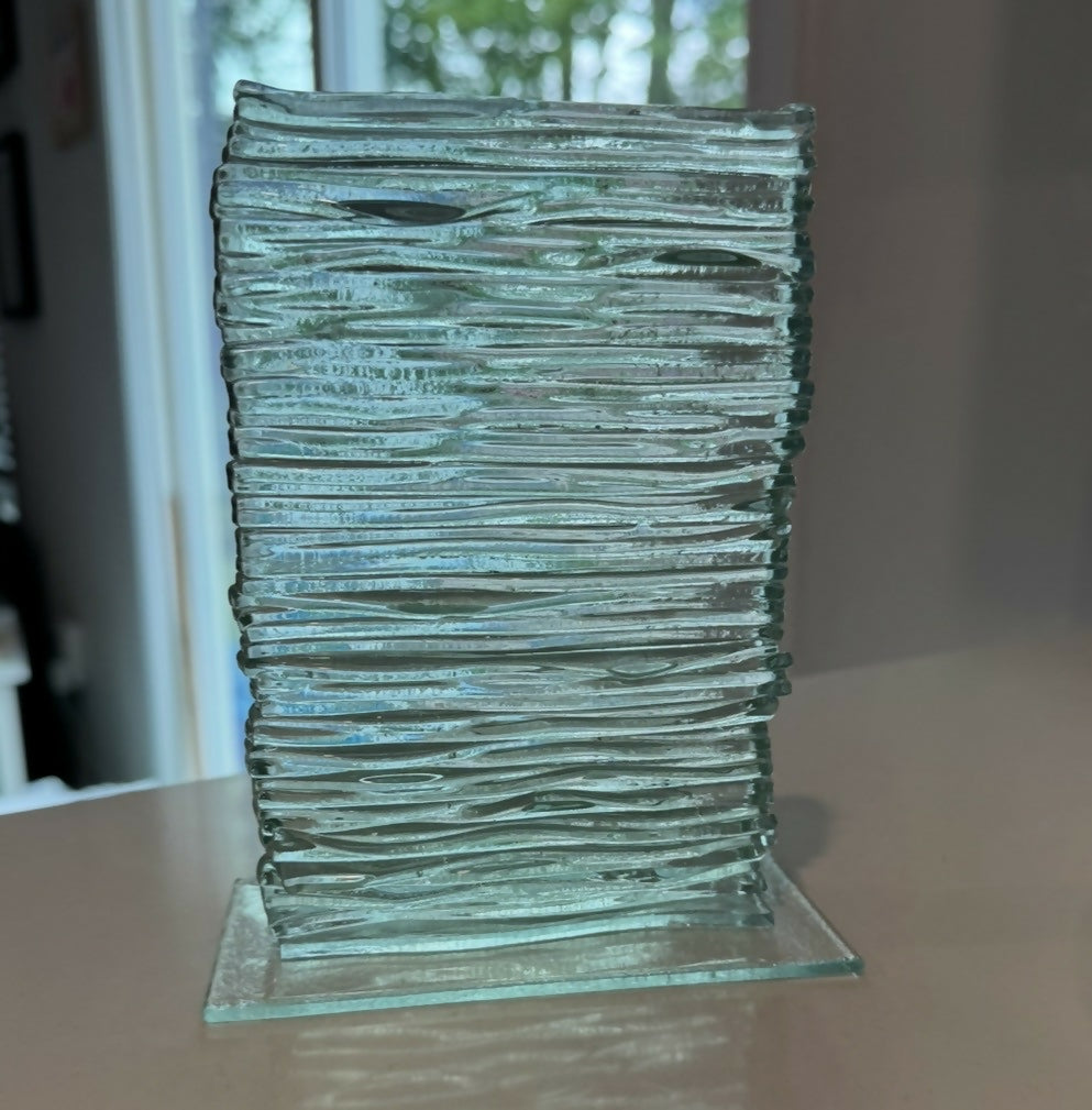 Stacked Glass Sculpture