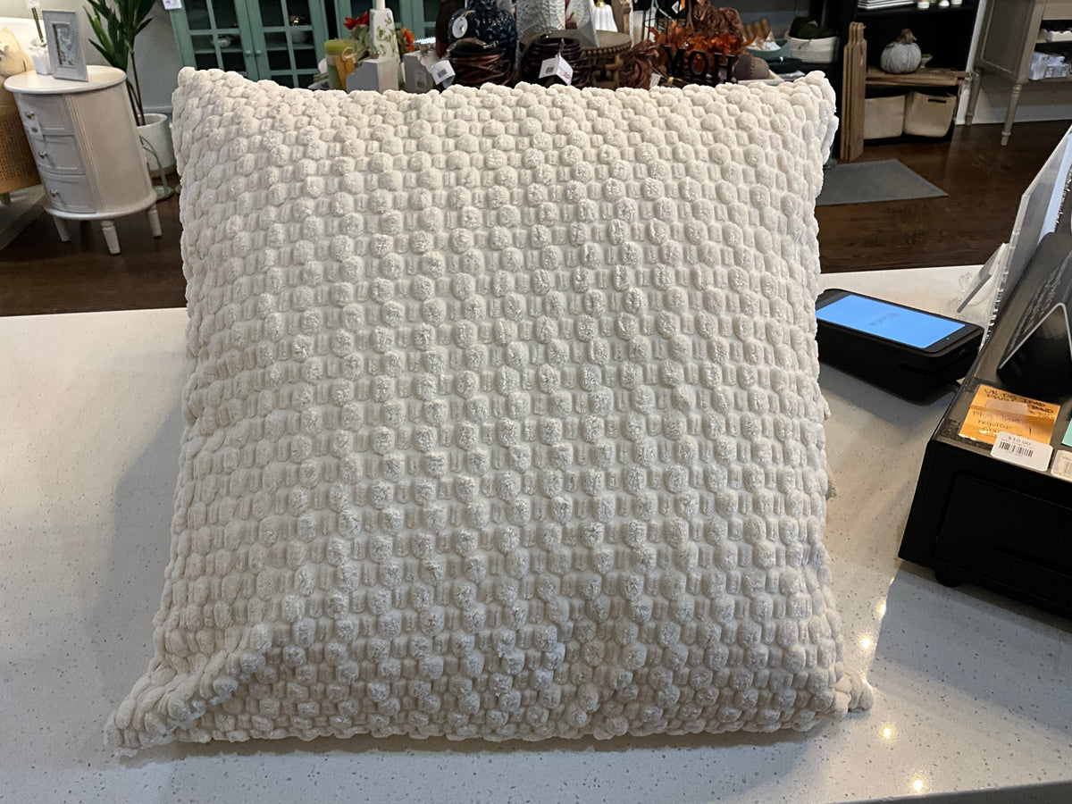 Plush Dot Design Pillow