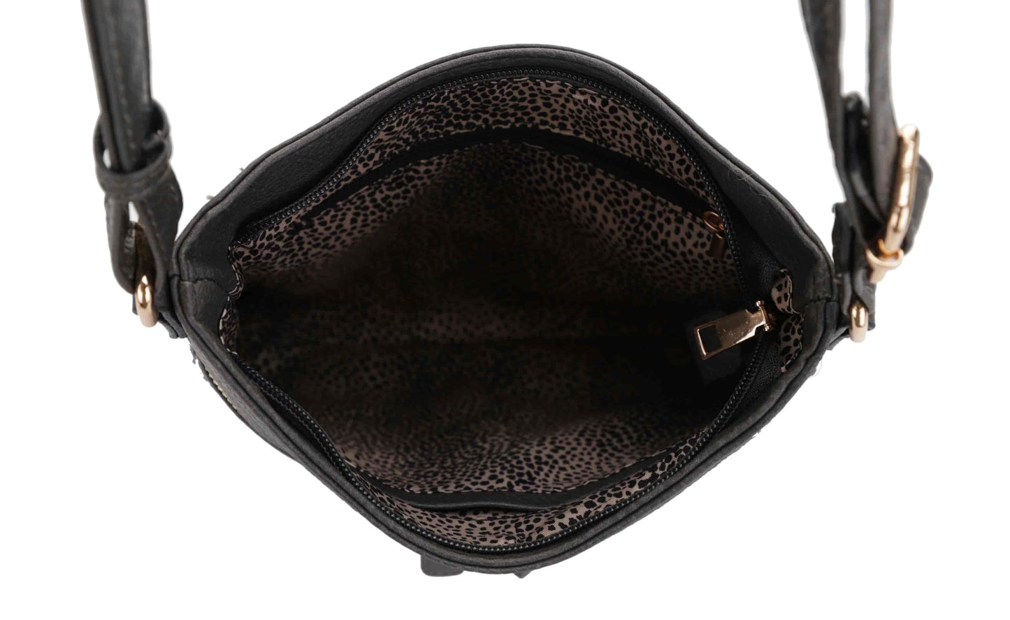 FC19547 Double Front Pocket Crossbody Bag