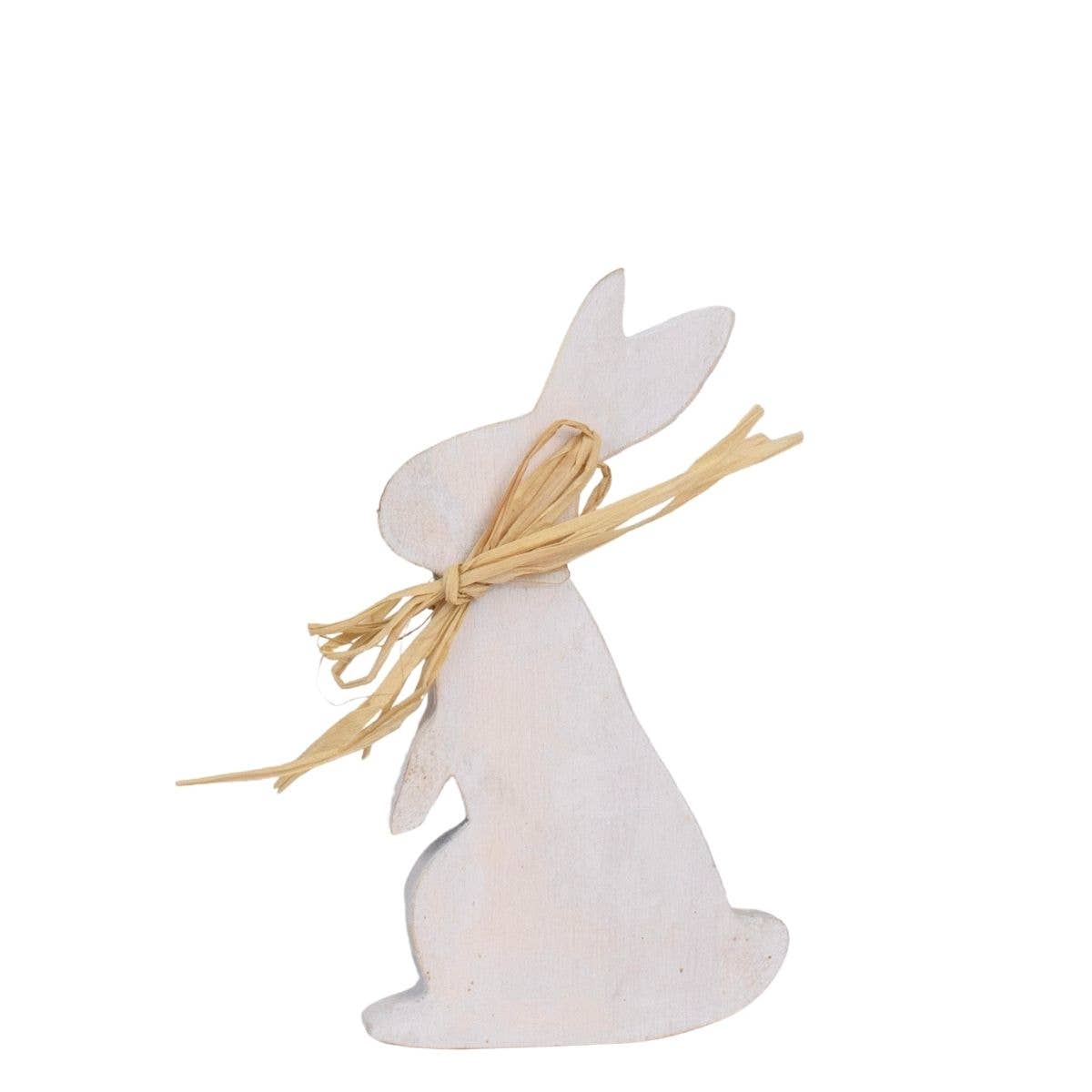 Eleanor Bunny Décor   White   3x6x.5