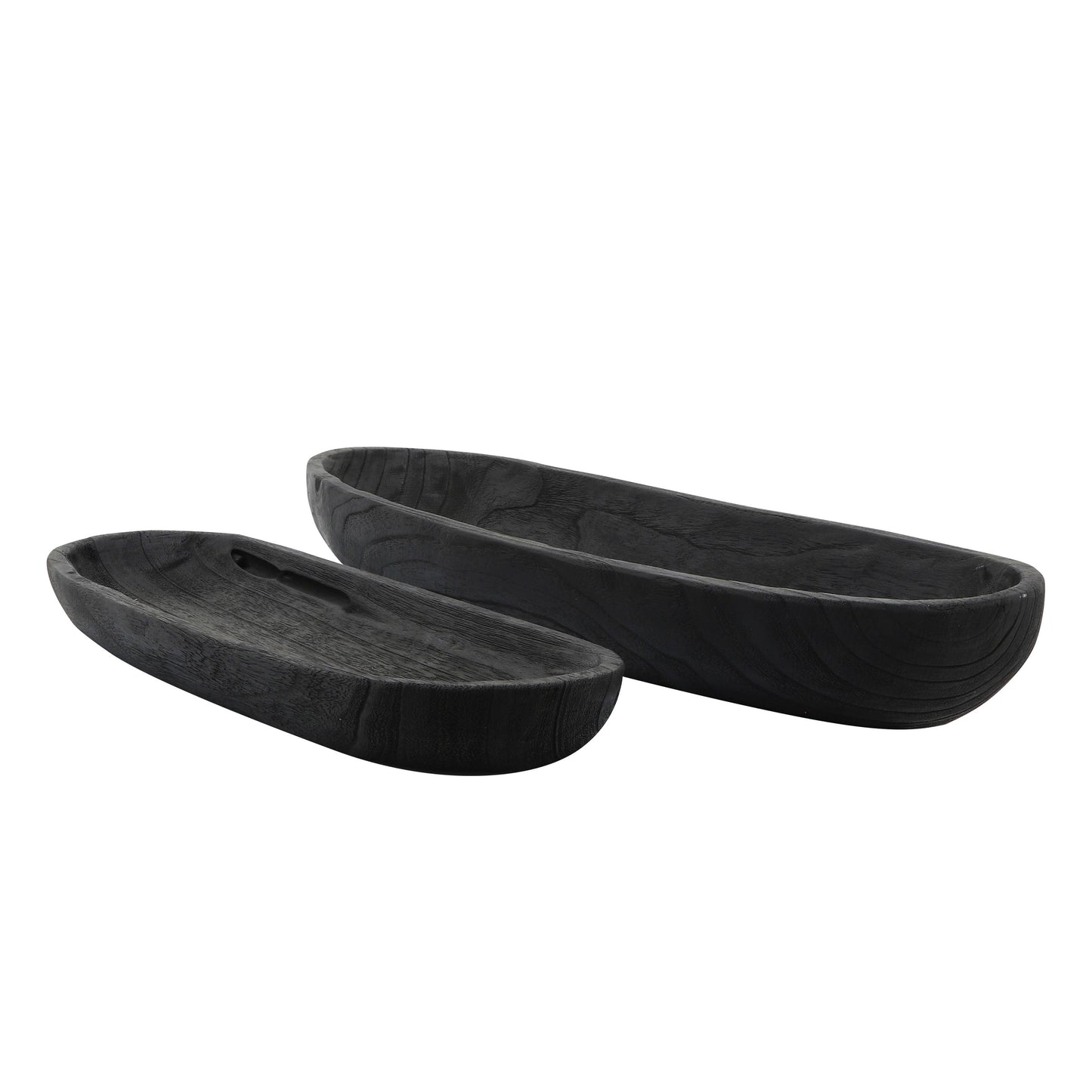 Black 18. Wood Oval