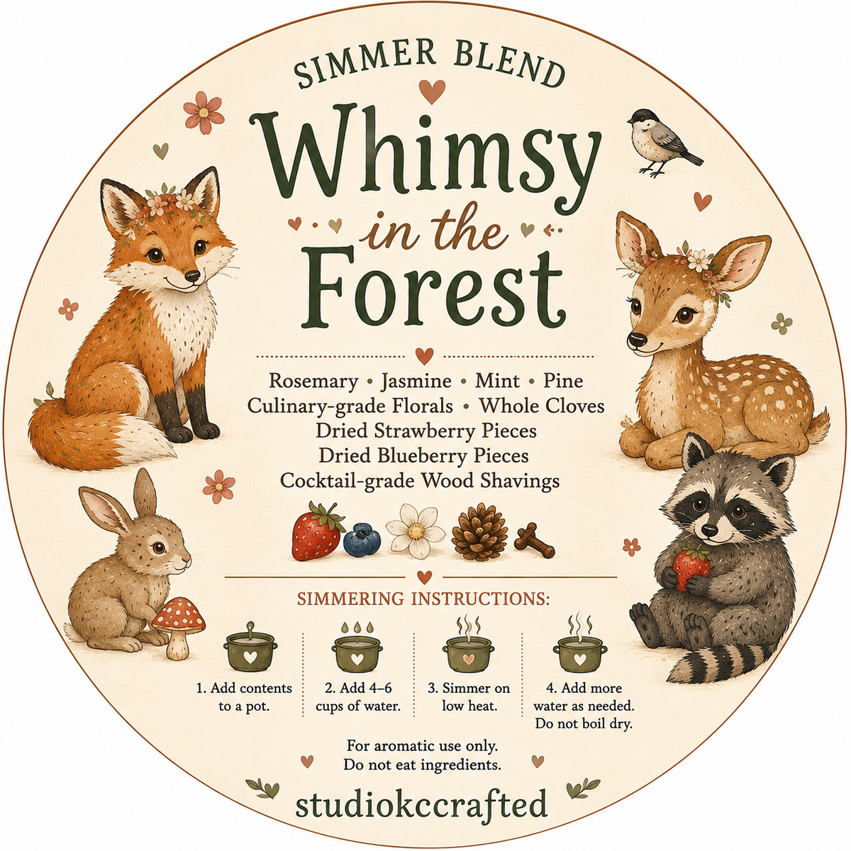 Whimsy in the Forest Botanical Simmer Blend – Whimsical Wood