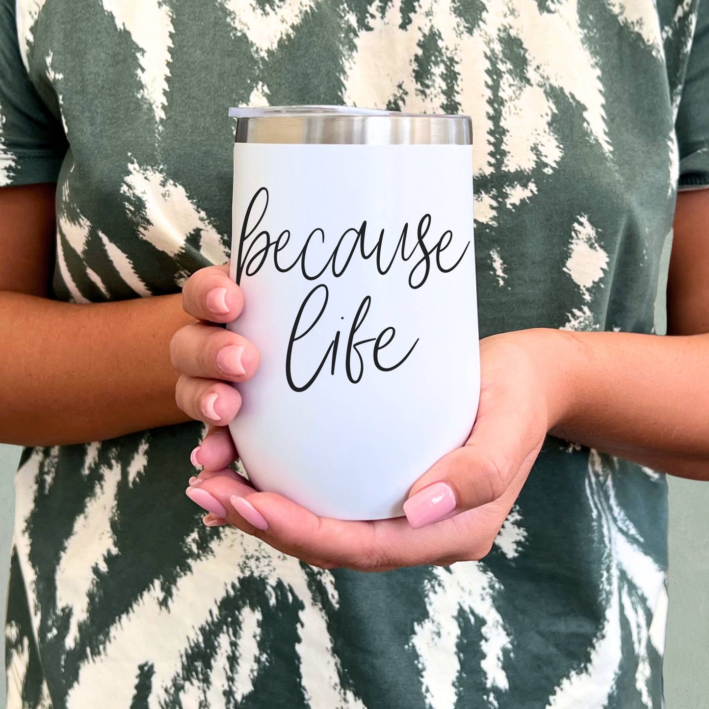 Wine Tumbler With Lid, 17oz Insulated Stainless Steel Cups
