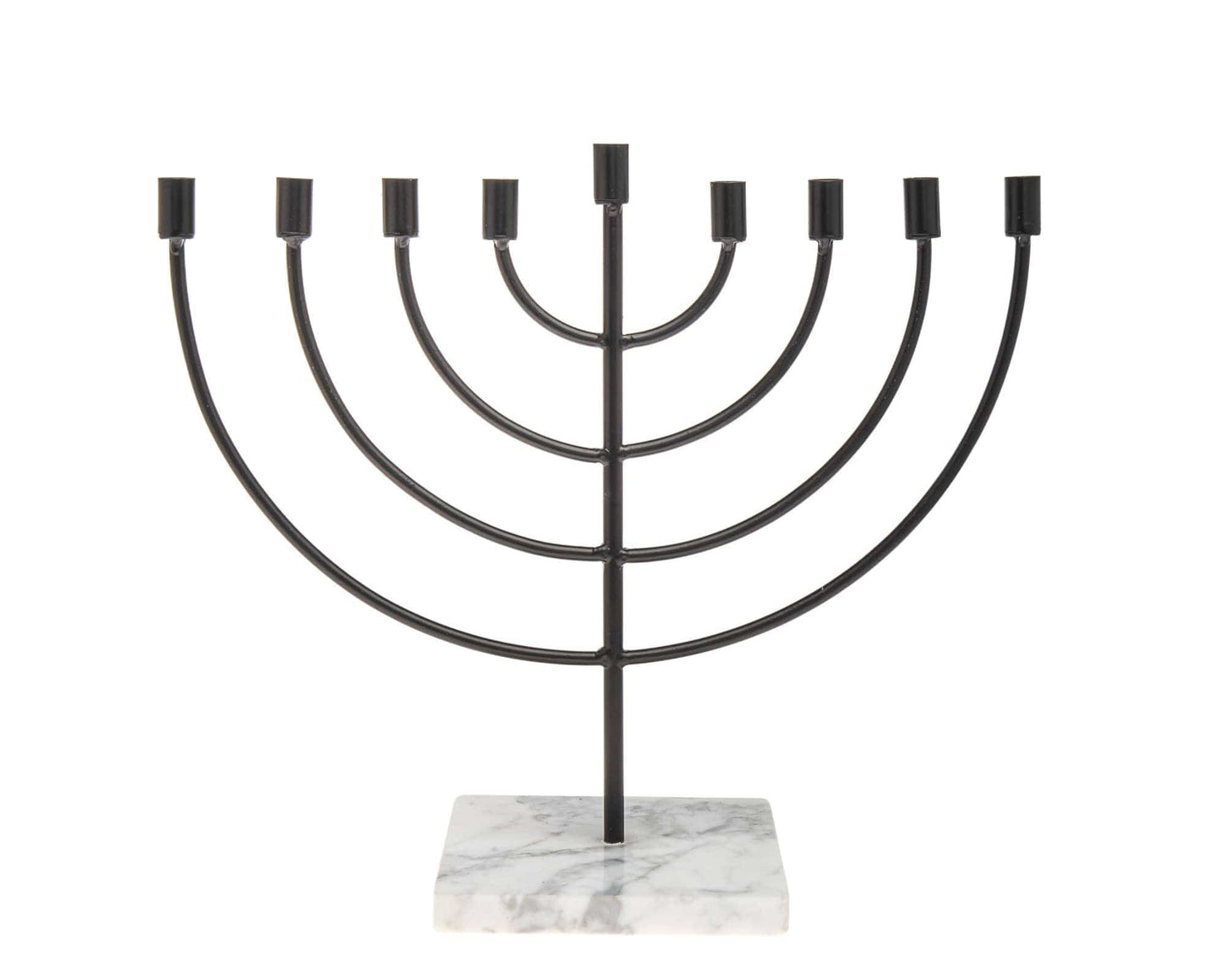 Godinger Wire Menorah with Swirl Base - Chanukah