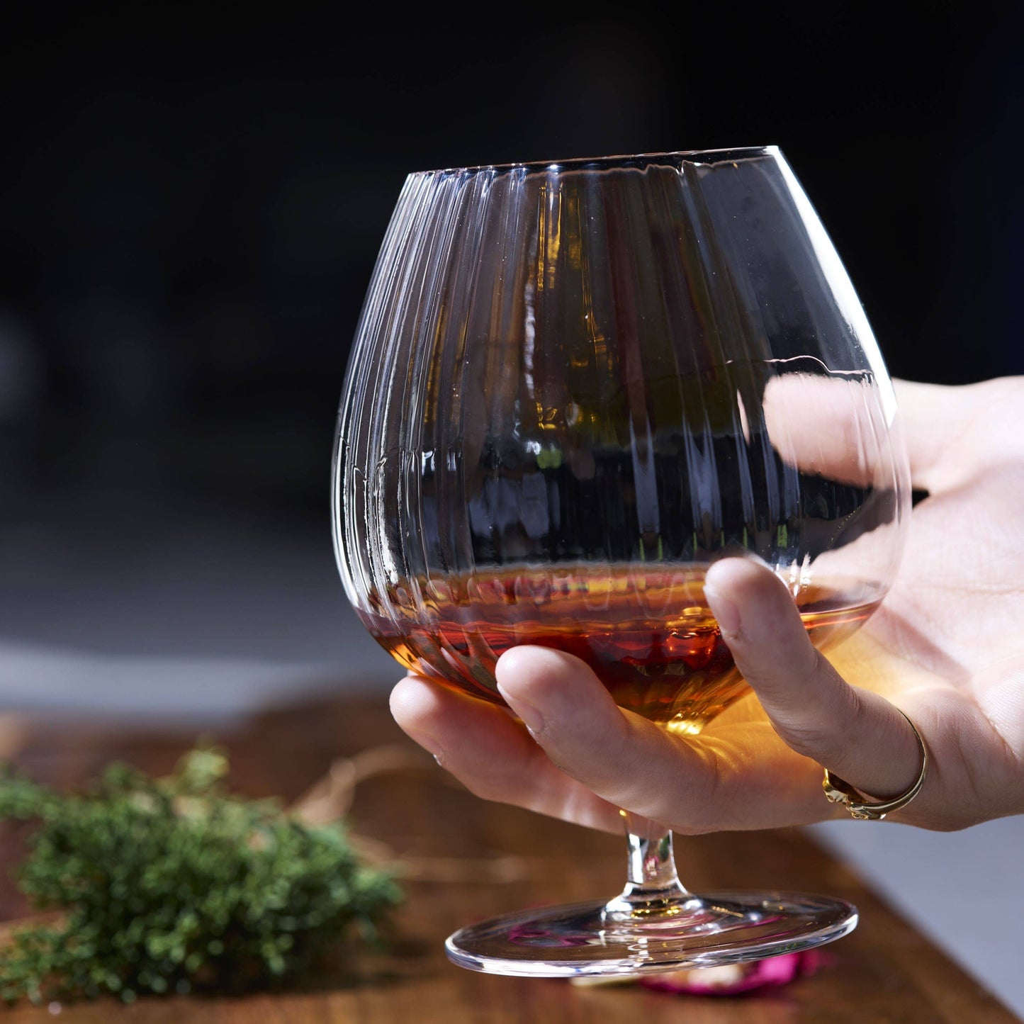 Whiskey Bourbon Brandy Crystal Glasses Snifter 20oz