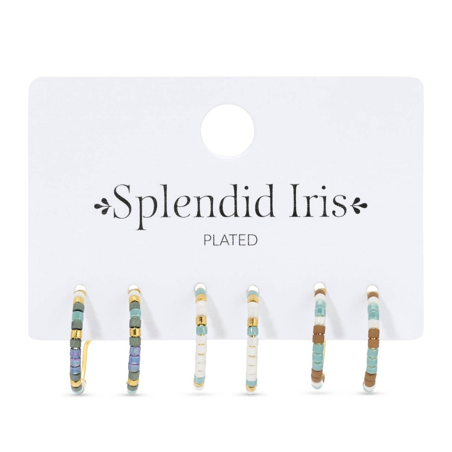 Sale - Set/3 Petite Miyuki Delica Hoops