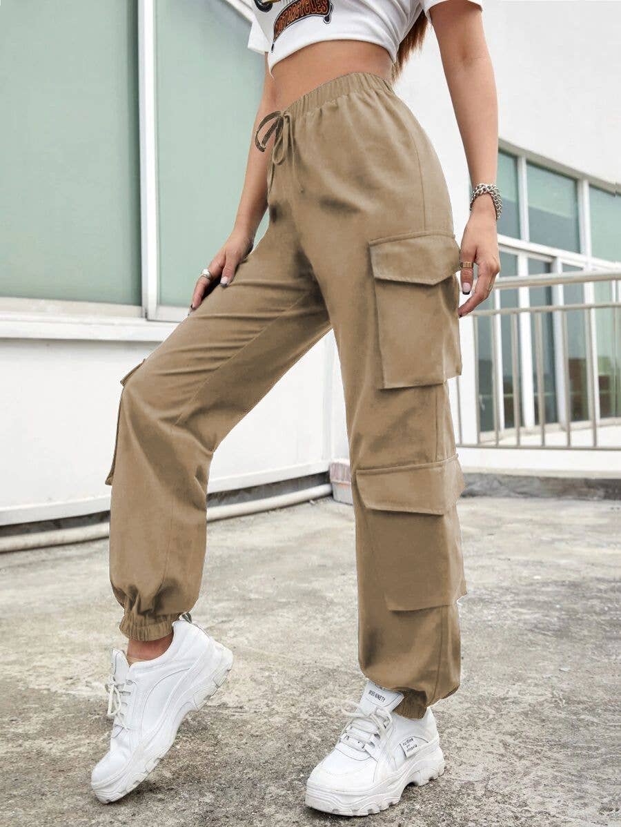High Street Hip Hop Women Pants