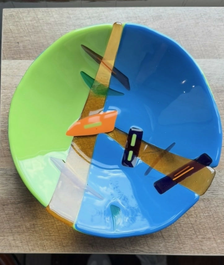 Abstract double-sided bowl