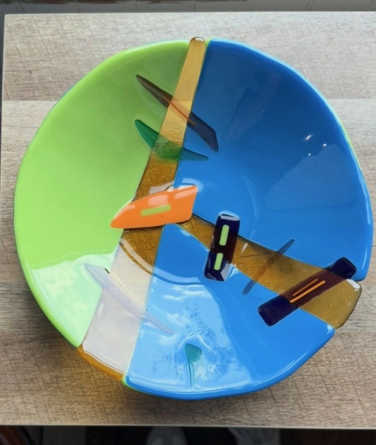 Abstract double-sided bowl